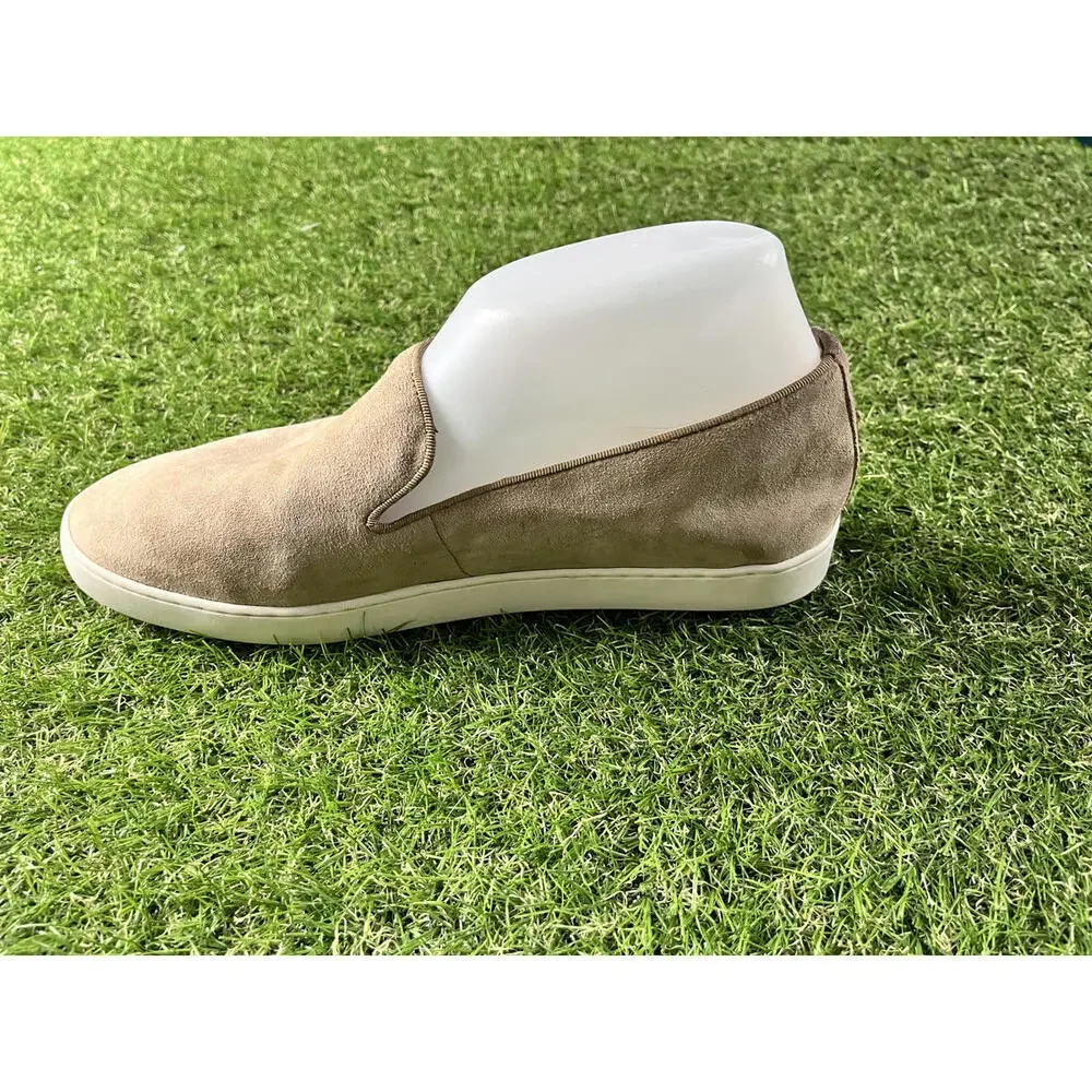 Womens Size 8 House‎ Shoes Beige Suede Slip-On Casual Shoe